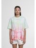 Just Rhyse Just Rhyse T-Shirts in coral/lime