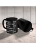 Mr. & Mrs. Panda Tasse Mutter Bank mit Spruch in Schwarz