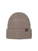 Faera Strickmütze warmes Design in Braun