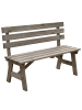 relaxdays Gartenbank in Braun - (B)110 x (H)35 x (T)38 cm