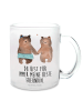 Mr. & Mrs. Panda Tee Tasse Bär Freundin mit Spruch in Transparent