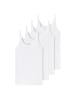 Schiesser T-Shirt 4er Pack in Weiß