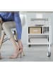 relaxdays Rollcontainer in Weiß - (B)40 x (H)35,5 x (T)30 cm