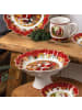 Villeroy & Boch Schale auf Fuß "Santa liest Wunschzettel" Toy's Fantasy ø 25 cm in bunt