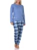 NORMANN Schlafanzug Pyjama langarm Tiermotiv - 88762 in dunkelblau