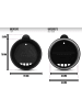 Normani Outdoor Sports Tassen-Deckel Arkansas in Schwarz