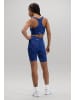 Hey Honey Kurze Leggings High Waist in blue