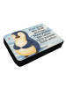 Mr. & Mrs. Panda Etui Pinguin Diät Design mit Spruch in Weiß
