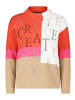 Betty Barclay Strickpullover mit Color Blocking in Red/Pink