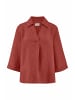 Hessnatur Bluse in terrakotta