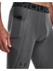 Under Armour Leggings "HeatGear Armour Tights" in Grau