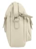 Samantha Look Umhängetasche echt Leder in creme