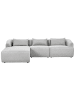 Beliani 4-tlg 3-Sitzer Sofa SVANSELE in Grau