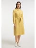 Usha Damen Blusenkleid in Gelb