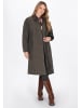 DreiMaster Women Coat in dark olive