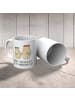Mr. & Mrs. Panda Kindertasse Bären mit Blumenkranz mit Spruch in Weiß