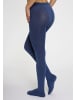 LAVANA basic Strickstrumpfhose in jeans meliert