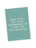 Mr. & Mrs. Panda Postkarte Spruch Danke Papa mit Spruch in Meeresbrise