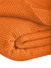 Kneer Wohndecke la Diva Waffelpique-Decke Qualität 91 in orange