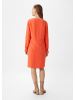 comma Kleid kurz in Orange