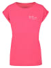 Merchcode Merchcode T-Shirts in hibiskus pink