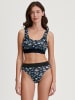 Calida Bustier in black print