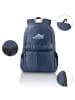 Intirilife Faltbarer Rucksack - 36L in Dunkelblau