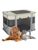 relaxdays Welpenauslauf in Mehrfarbig - (B)90 x (H)60 x (T)68 cm