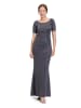 Vera Mont Abendkleid im Glitzer-Look in Dunkelblau/Grau