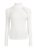 myMo ROCKS Damen Rippstrick Pullover in Wollweiss