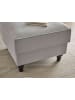 Furn.Design Sessel-Set hellgrau Landhaus, Loungesessel inklusive Hocker