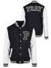 Mister Tee College Jackets in blk/wht