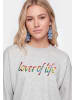 IZIA Women Sweatshirt in Grey