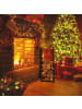 relaxdays Kaminholzregal mit 5tlg. Kaminbesteckset in Schwarz - (B)36 x (H)76,5 x (T)30 cm