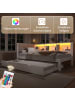 ABRIHOME 90x200cm Einzelbett Tagesbett ausziehbar mit LED