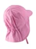 Sterntaler Schirmmütze mit Nackenschutz uni in rosa
