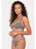 Linga Dore top Bikini in Square print