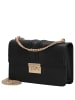 Seidenfelt Roros East-West - Umhängetasche 23 cm (soft cream) in schwarz gold