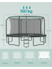 SONGMICS Gartentrampolin Saul in Grün - (H)270 x Ø427 cm