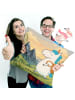 Mr. & Mrs. Panda Kissen Einhorn Bergsteiger Design ohne Spruch in Weiß