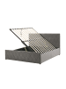 Beliani 2-tlg Doppelbett ROCHEFORT in Grau
