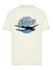 F4NT4STIC T-Shirt Pan Am Airways Retro Plane Take Off in sand