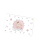 Geda Labels Platzset Bambi Blumen 1er in Rosa - 43x29x0,1