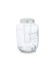 relaxdays Getränkespender in Transparent - 8 Liter