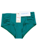 Aquarti Aquarti Damen Bikinihose mit seitlichen Raffungen in grün