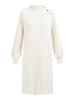 DreiMaster Damen Strickkleid in Elfenbein