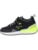 Kangaroos Klettverschluss-Schuhe in jet black/neon yellow