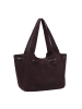 Les Visionnaires Garbriella Shopper Tasche Leder 40 cm in aubergine