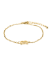 Luxenter bracelet with 18-K yellow gold finish - Alphabet