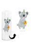 Mr. & Mrs. Panda Kerze Koala Geschenk ohne Spruch in Weiß